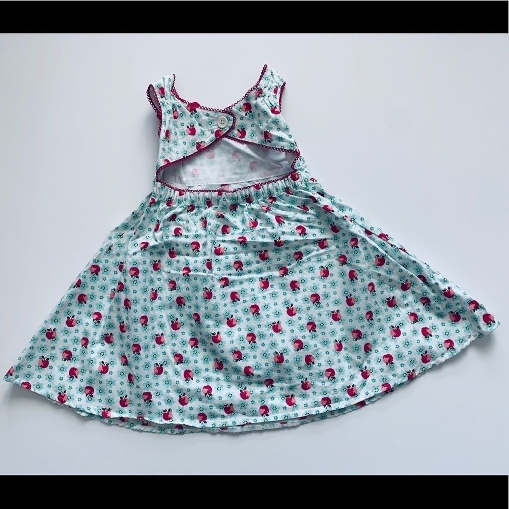 Gymboree Candy Apple Girls Dress Sleeveless Party Play Toddler Sz 18-24 mths New - Picture 3 of 5